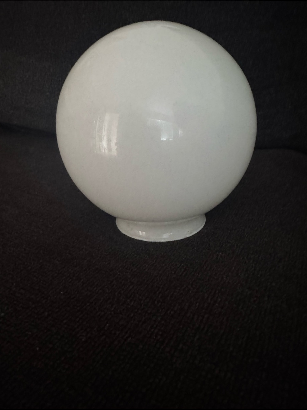 Replacement White Glass Globe Accent lamp cover price for 2